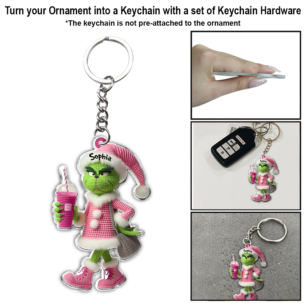 Merry Grinchmas - Personalized Stole Christmas Ornament