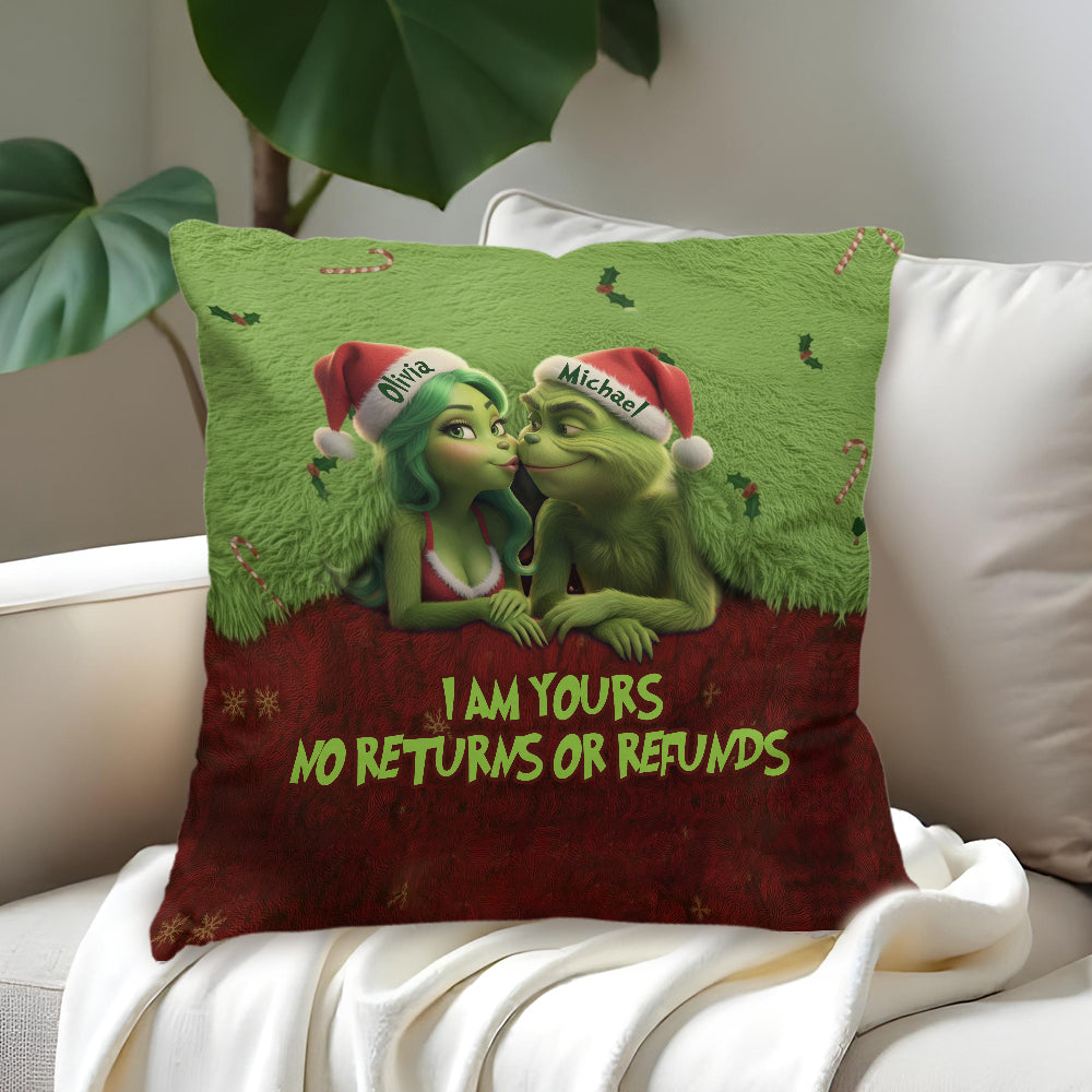 I Am Yours - Personalized Stole Christmas Blanket & Throw Pillow Set