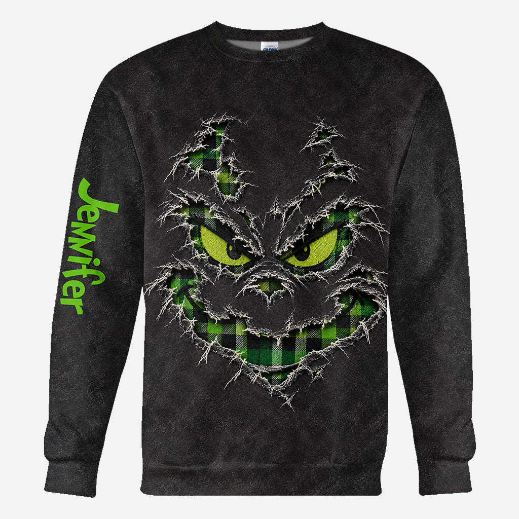 Merry Christmas - Personalized Stole Christmas All Over Shirt