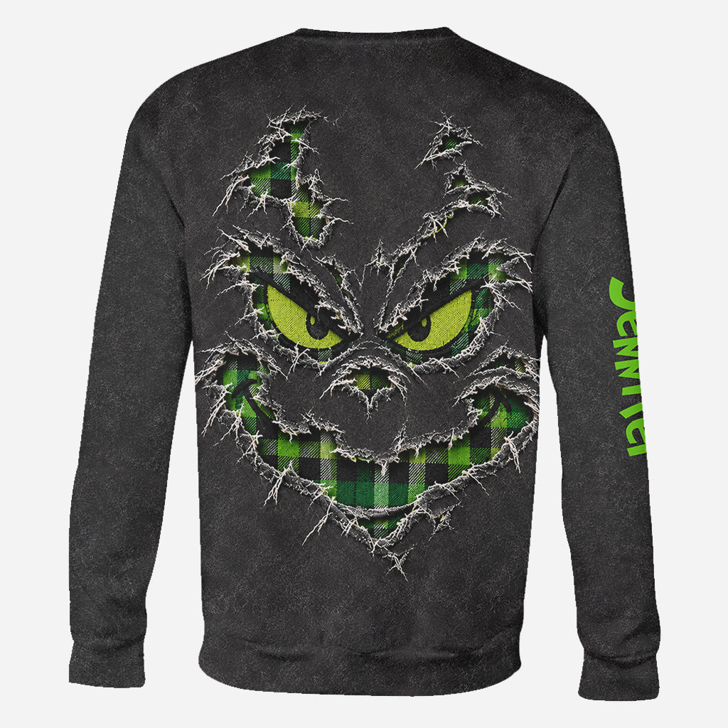 Merry Christmas - Personalized Stole Christmas All Over Shirt