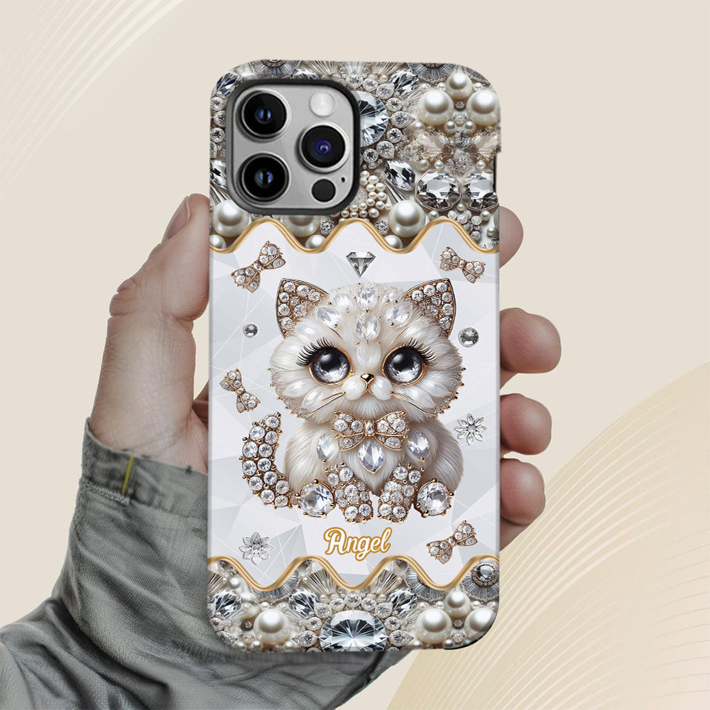 Coque de téléphone personnalisée avec motif chat persan « Love Persian Cat »