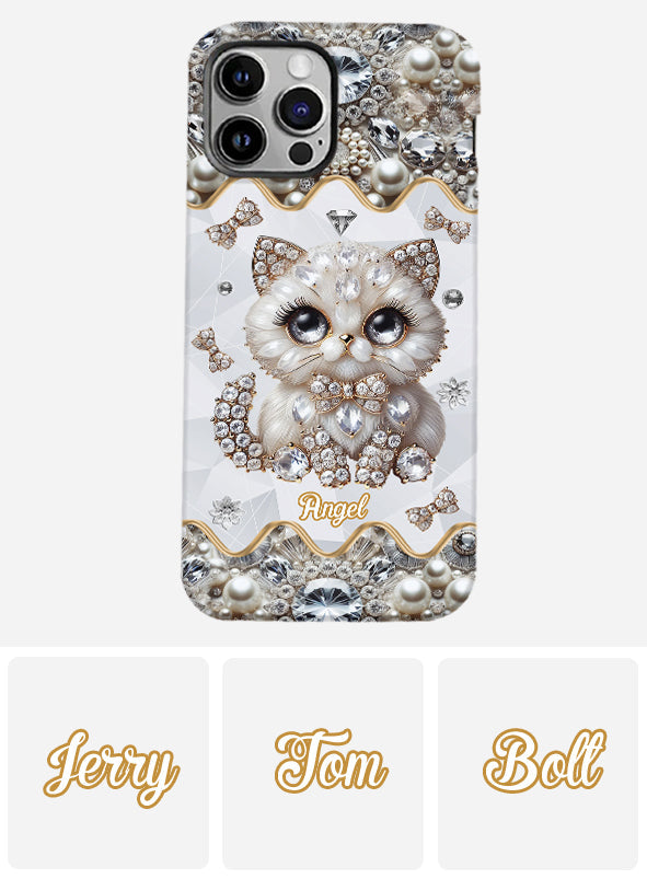 Coque de téléphone personnalisée avec motif chat persan « Love Persian Cat »