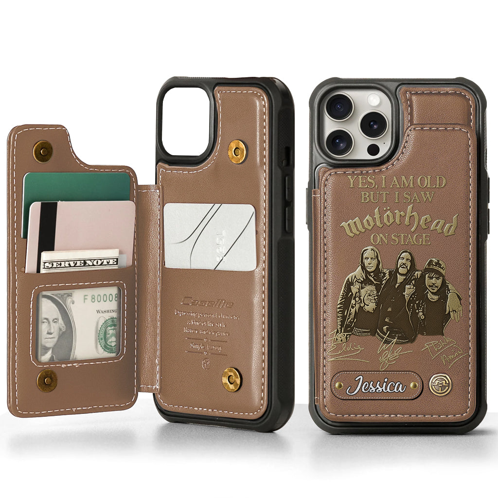Motorhead on Stage - Personalized Music Band Wallet Phone Case