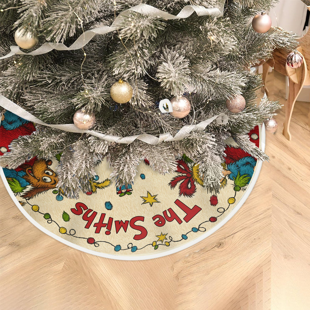 Joyeux Grinchmas - Étole de Noël personnalisée