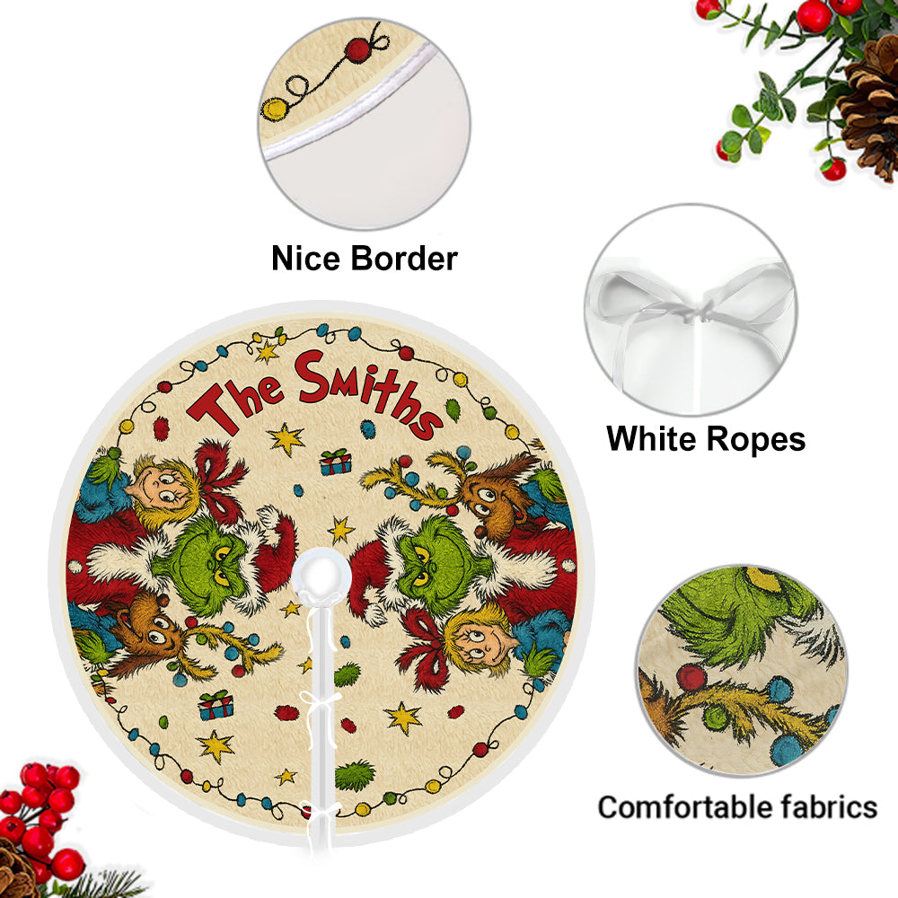 Joyeux Grinchmas - Étole de Noël personnalisée