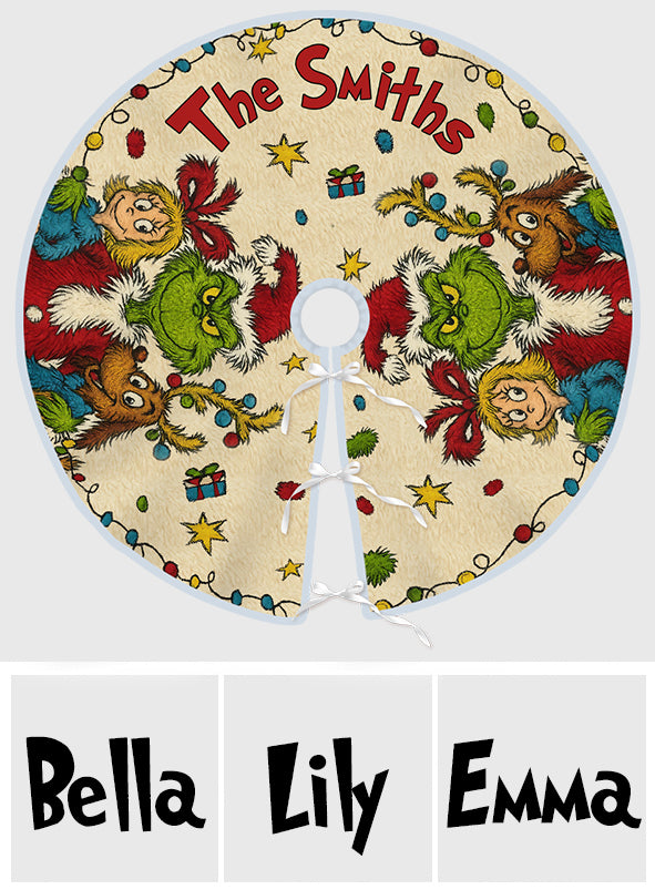 Joyeux Grinchmas - Étole de Noël personnalisée