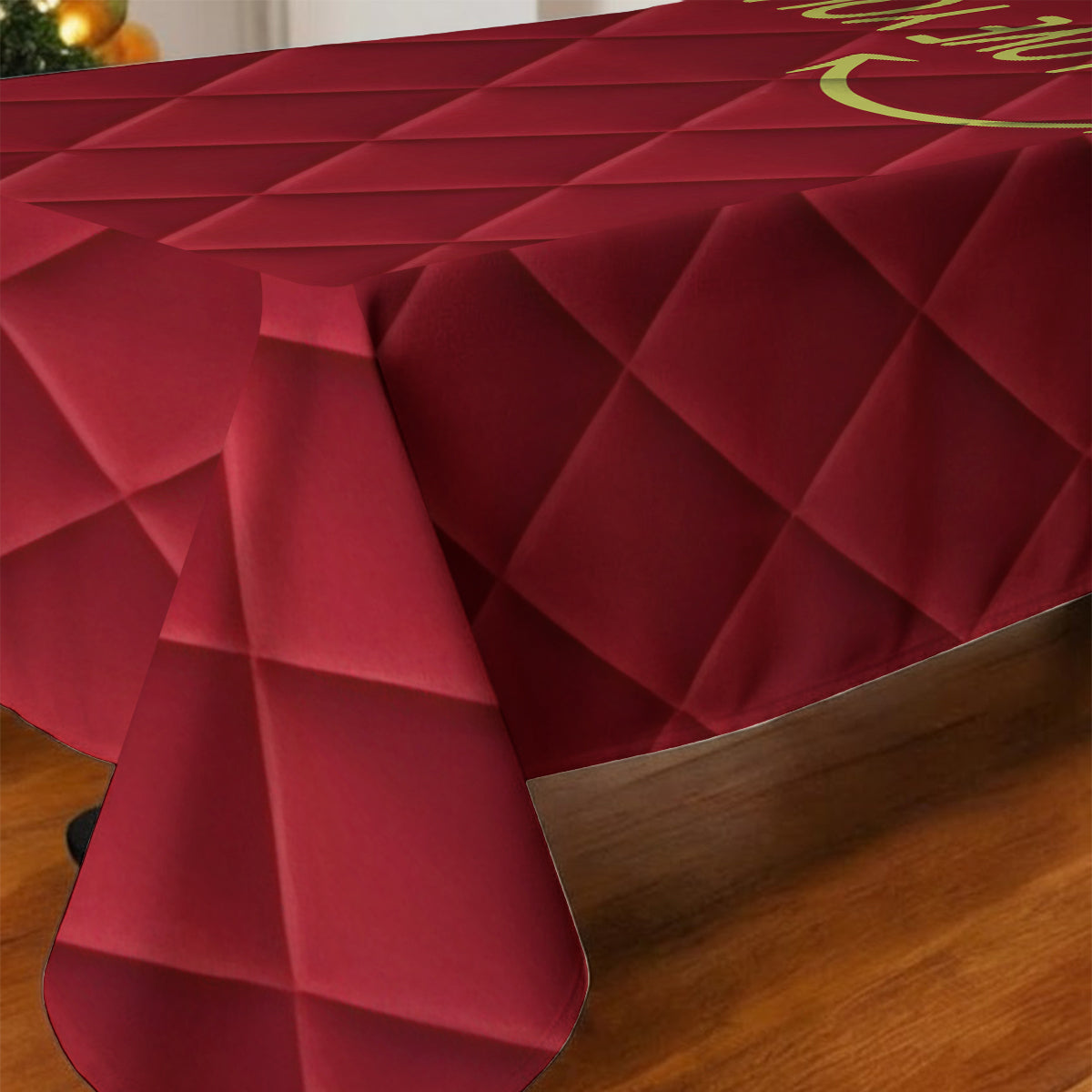 I Love You - Personalized Stole Christmas Table Cloth Cover