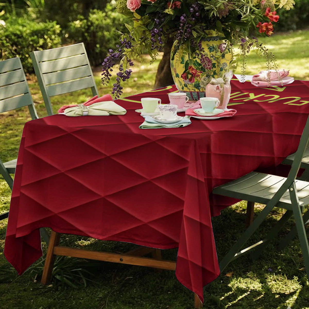 I Love You - Personalized Stole Christmas Table Cloth Cover