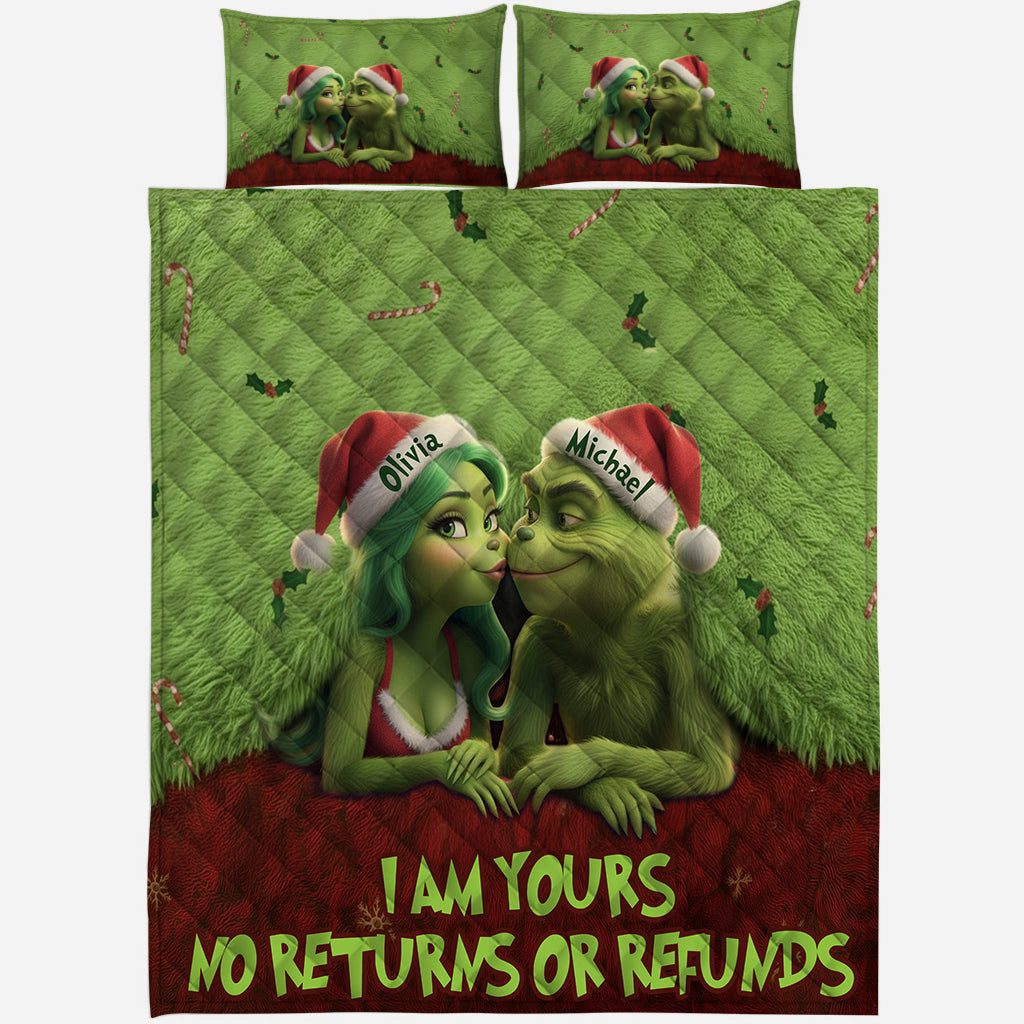 I Am Yours - Personalized Stole Christmas Quilt Set