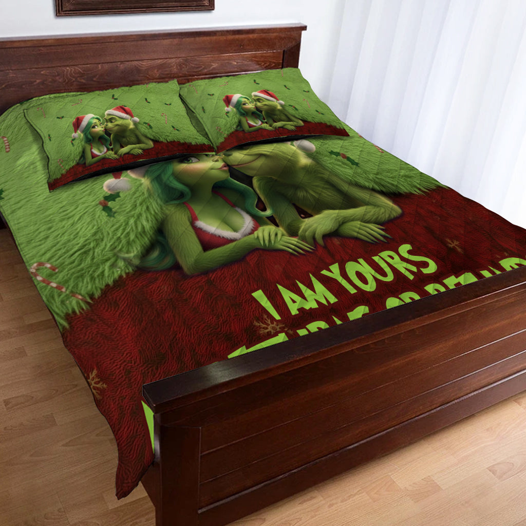 I Am Yours - Personalized Stole Christmas Quilt Set
