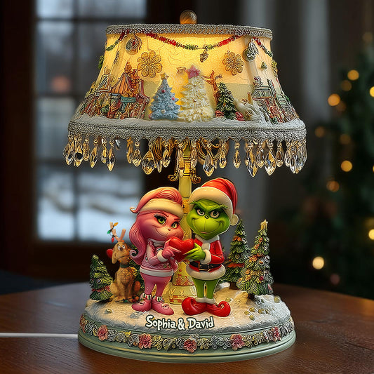 Toi et moi, on gère ! - Veilleuse LED personnalisée en acrylique en forme d'étole de Noël