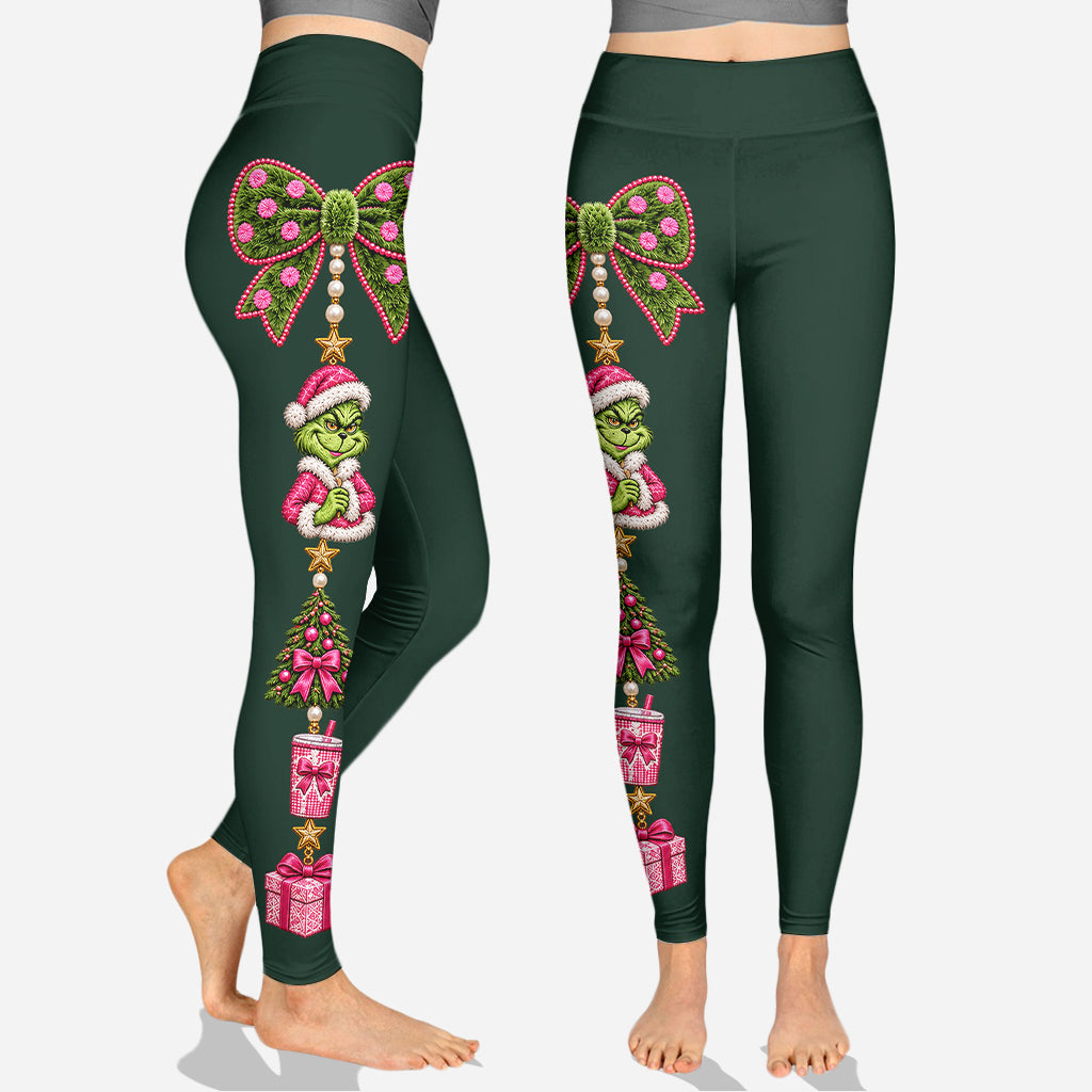 Merry Grinchmas - Personalized Stole Christmas Hoodie and Leggings