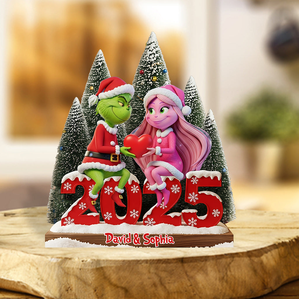 Merry Christmas - Personalized Stole Christmas Custom Shaped Acrylic Plaque