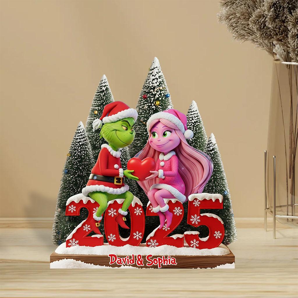 Merry Christmas - Personalized Stole Christmas Custom Shaped Acrylic Plaque