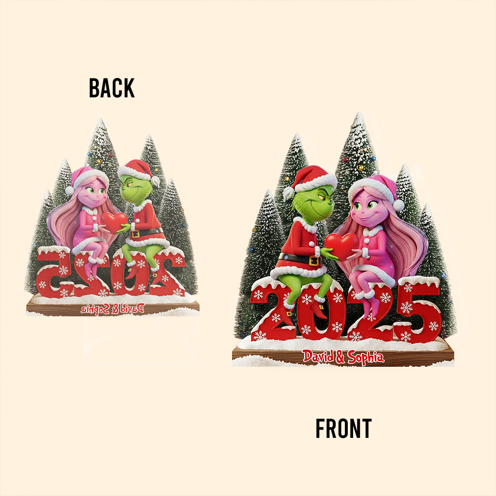 Merry Christmas - Personalized Stole Christmas Custom Shaped Acrylic Plaque