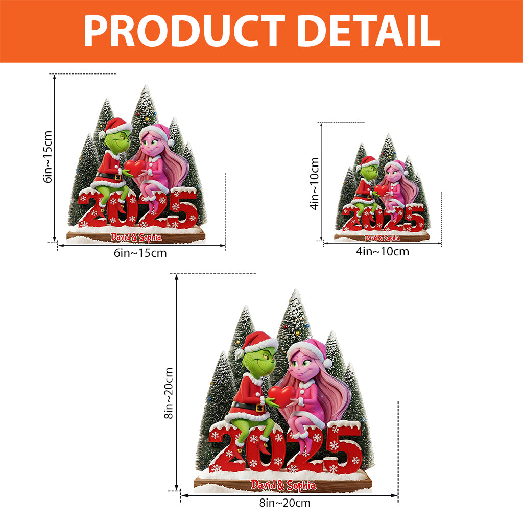 Merry Christmas - Personalized Stole Christmas Custom Shaped Acrylic Plaque