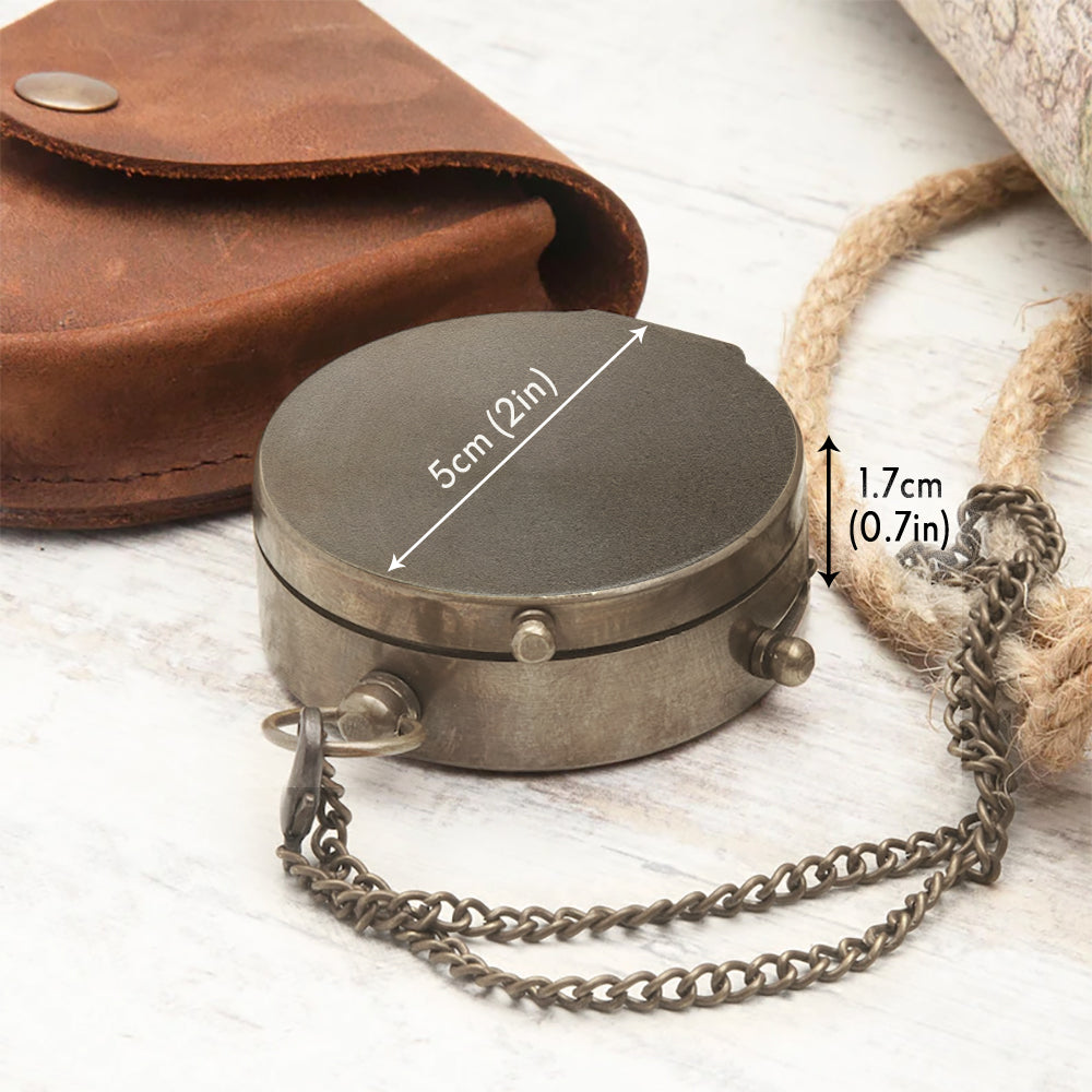Gift For Fishing Husbandm Son, Dad... - Personalized Fishing Compass