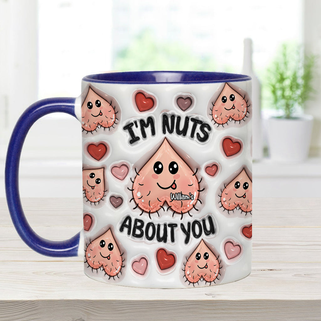 Je suis fou/folle de toi - Mug personnalisé pour couple