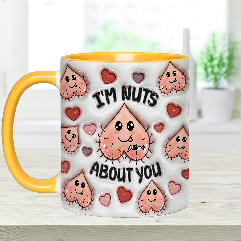 Je suis fou/folle de toi - Mug personnalisé pour couple