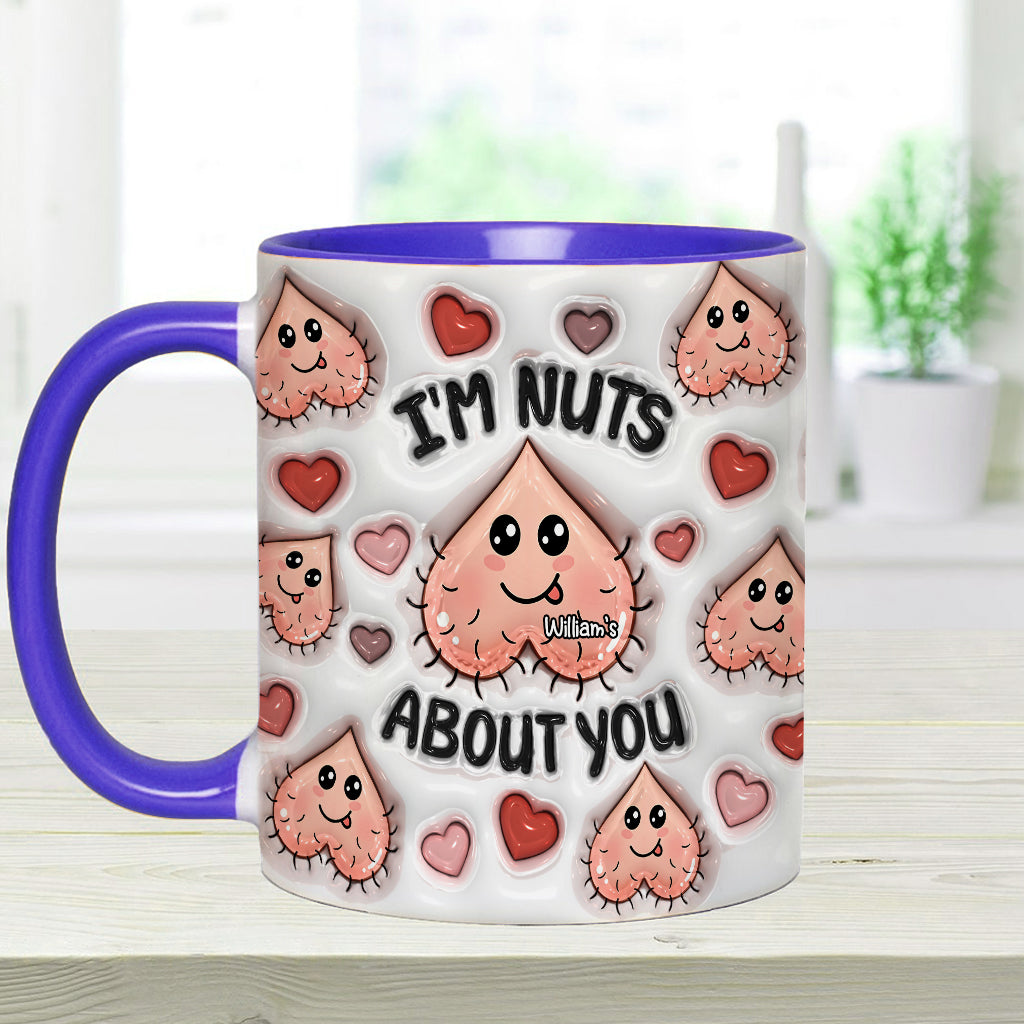 Je suis fou/folle de toi - Mug personnalisé pour couple