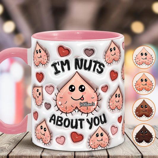 Je suis fou/folle de toi - Mug personnalisé pour couple