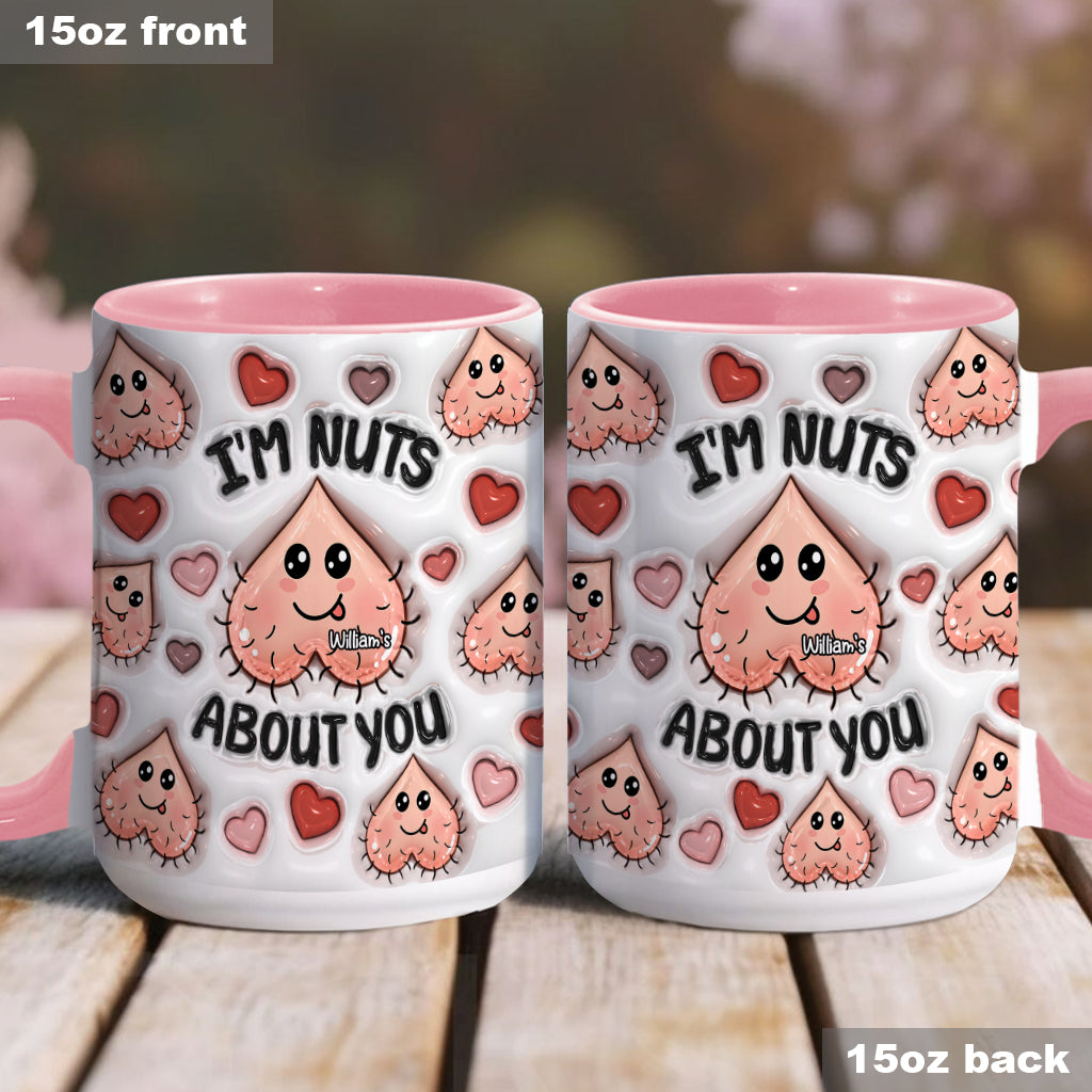 Je suis fou/folle de toi - Mug personnalisé pour couple