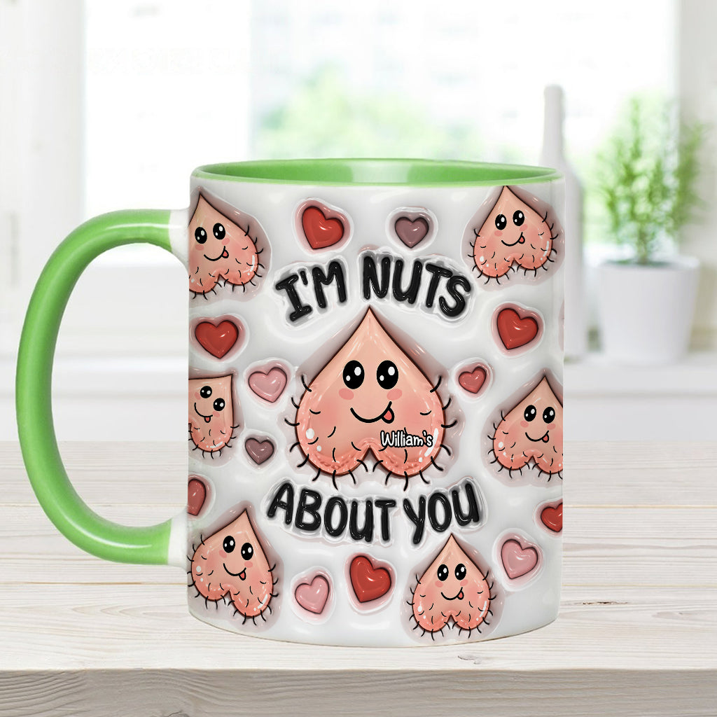 Je suis fou/folle de toi - Mug personnalisé pour couple