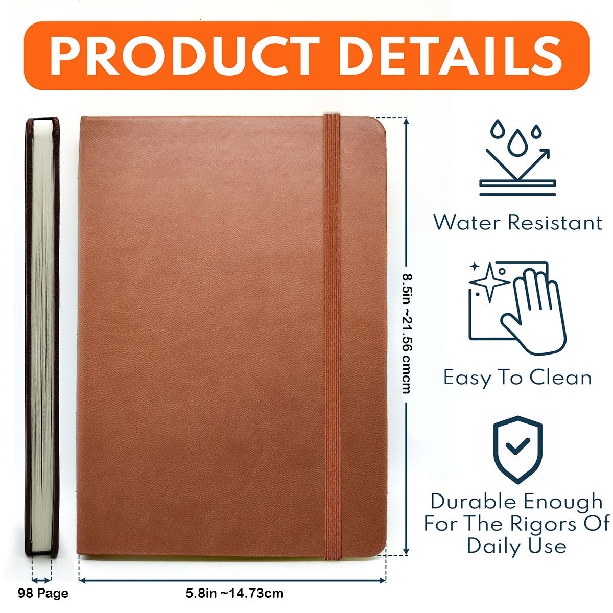 Custom Birth Flower & Name - Personalized Christian Leather Journal