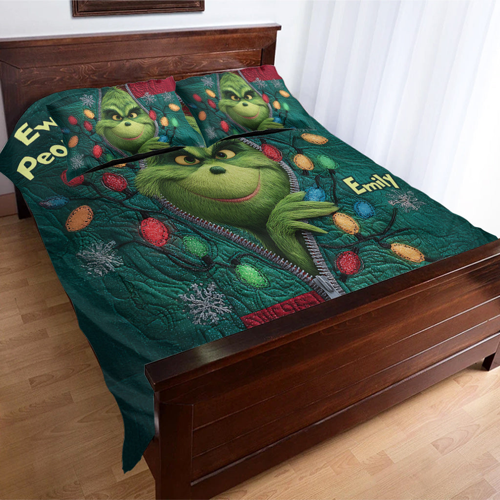 Ew People - Parure de lit de Noël personnalisée avec étole