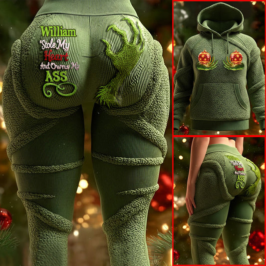 Stole My Heart - Personalized Stole Christmas Hoodie and Leggings