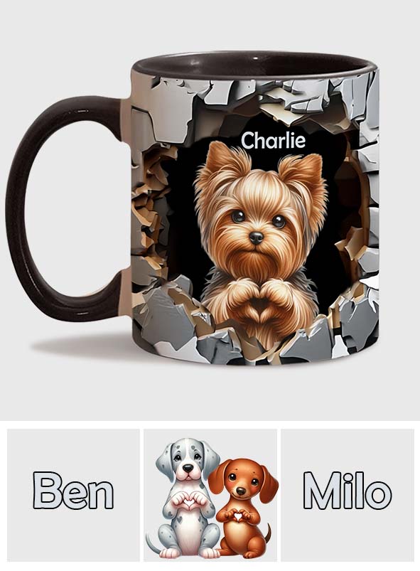 Adorables chiens - Mug personnalisé à motif chien