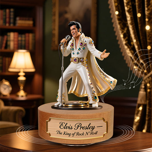 Can't Help Falling In Love - King of Rock and Roll Rotating Music Plaque