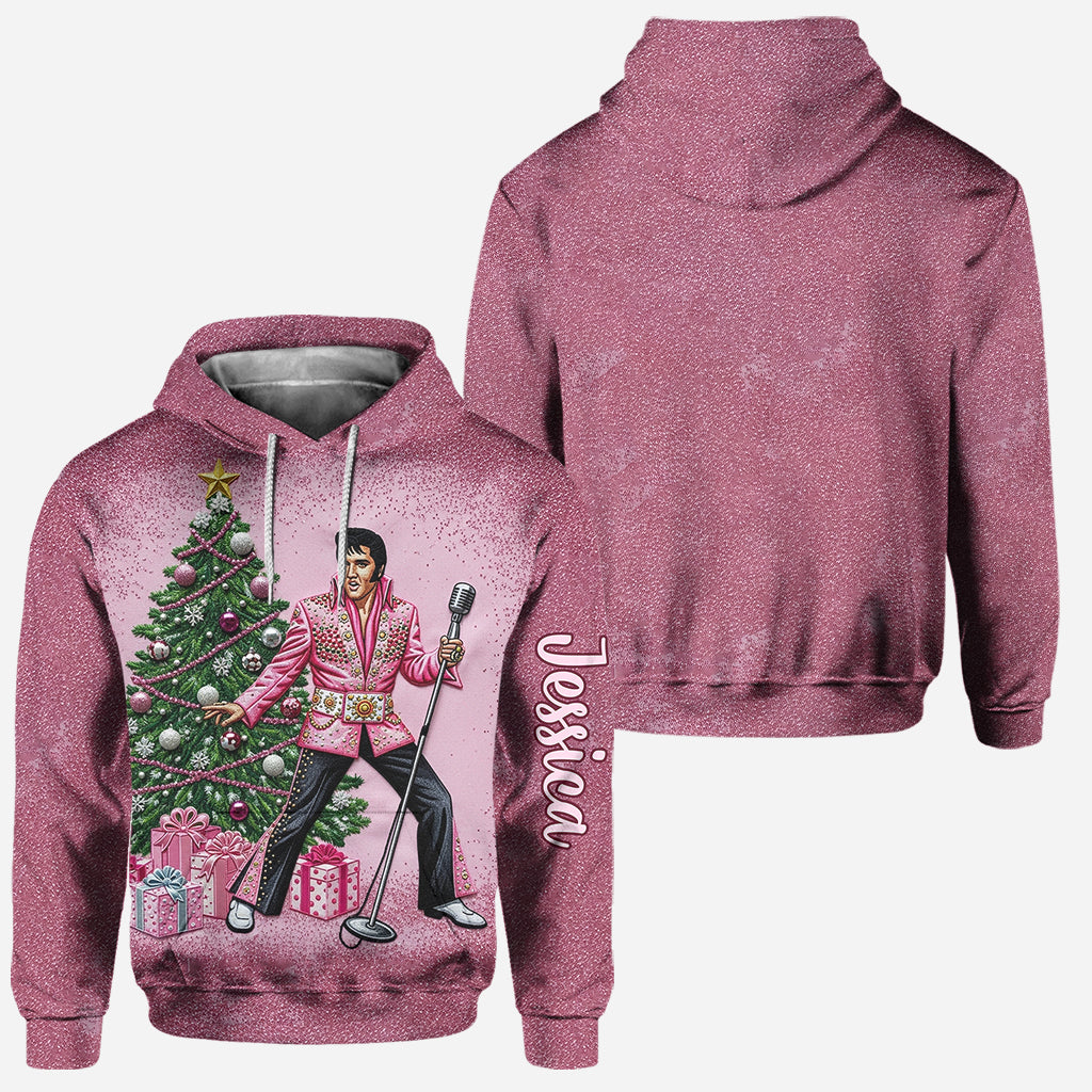 Magic Pink - Personalized King of Rock and Roll Hoodie and Leggings