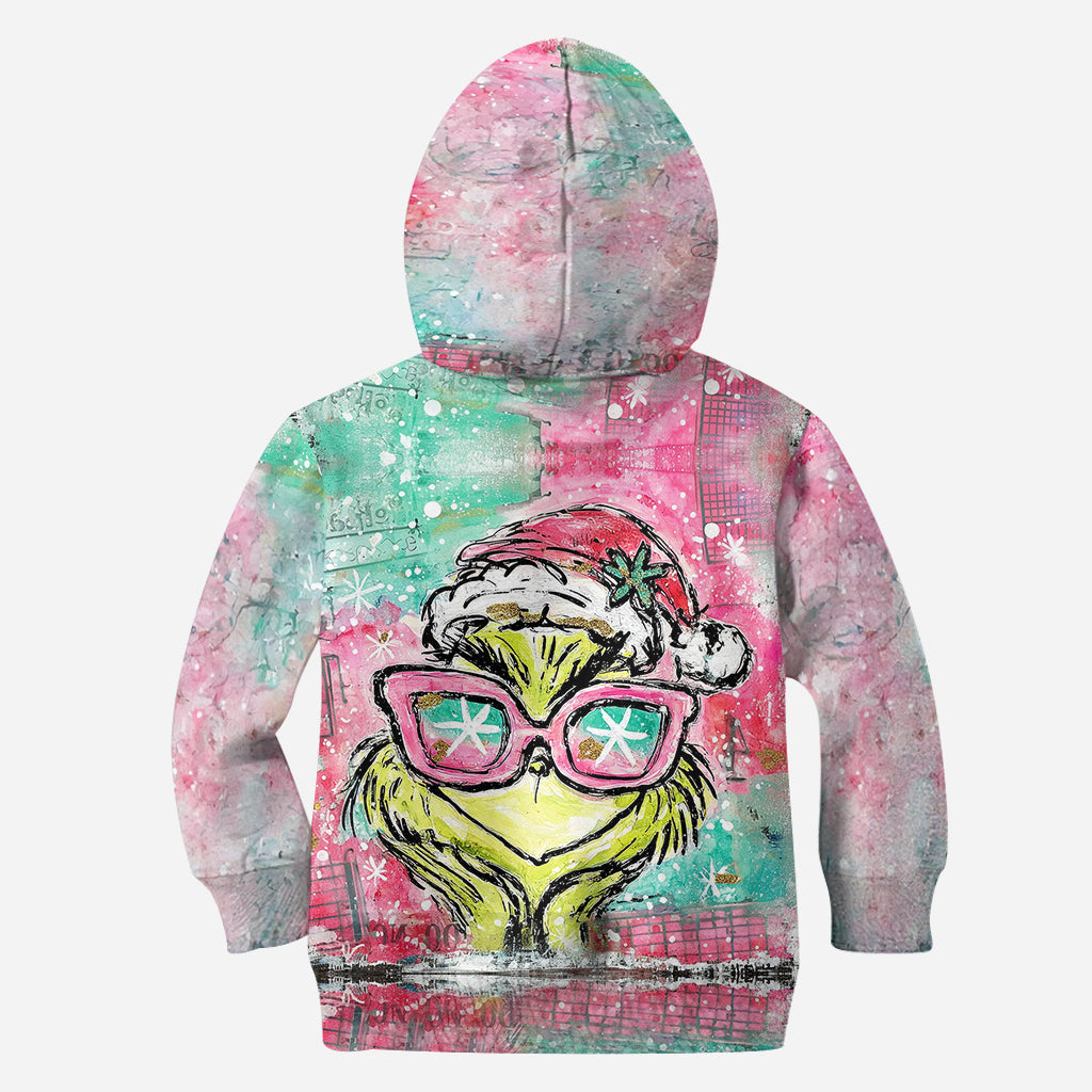 Joyeux Noël ! - Sweat à capuche et legging personnalisés avec étole de Noël