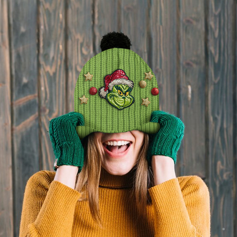 Ew People - Personalized Stole Christmas Beanie Hat
