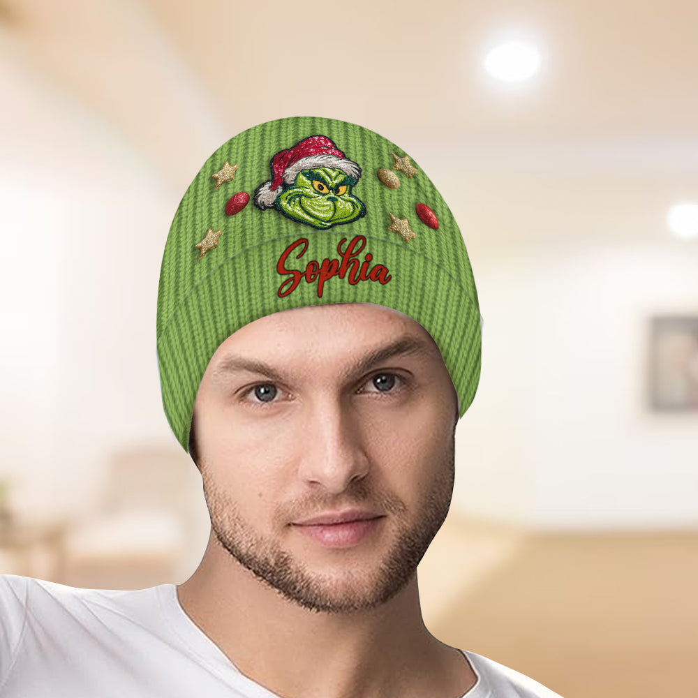 Ew People - Personalized Stole Christmas Beanie Hat