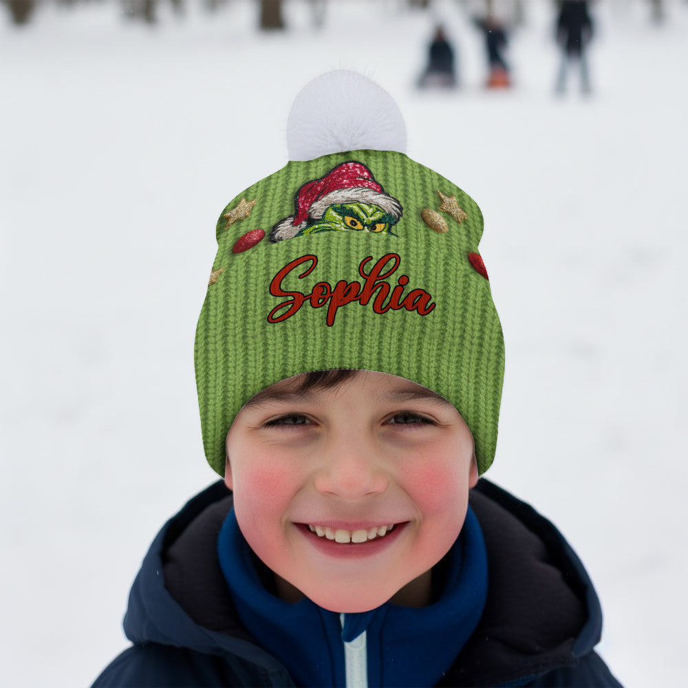 Ew People - Personalized Stole Christmas Beanie Hat