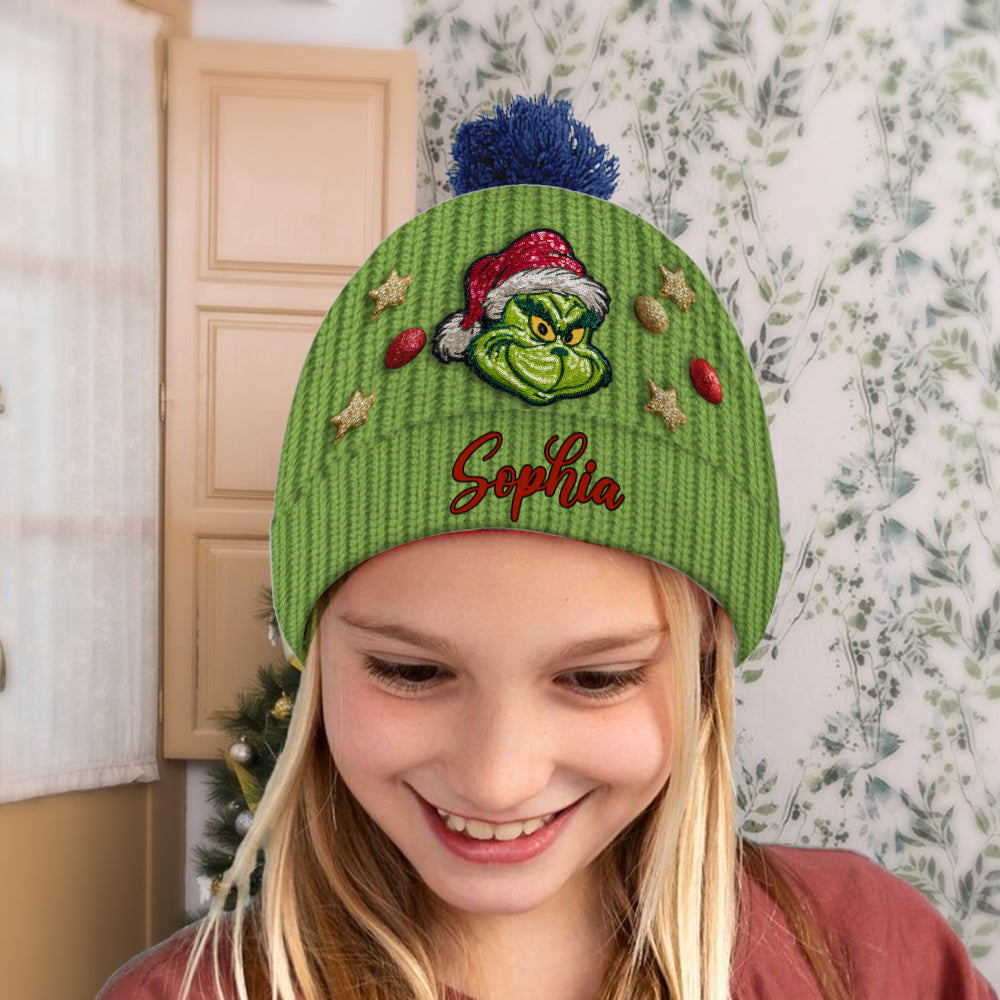 Ew People - Personalized Stole Christmas Beanie Hat