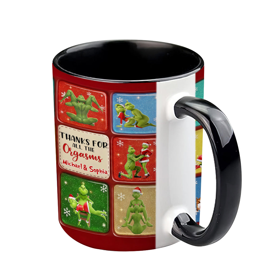 Merry Grinchmas - Personalized Stole Christmas Accent Mug