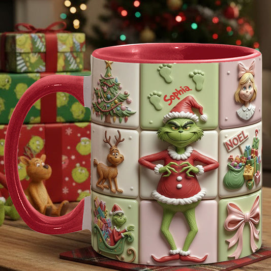 Joyeux Noël - Mug personnalisé avec étole de Noël
