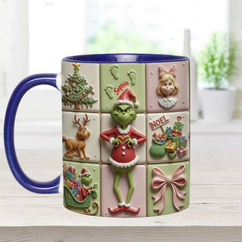 Joyeux Noël - Mug personnalisé avec étole de Noël
