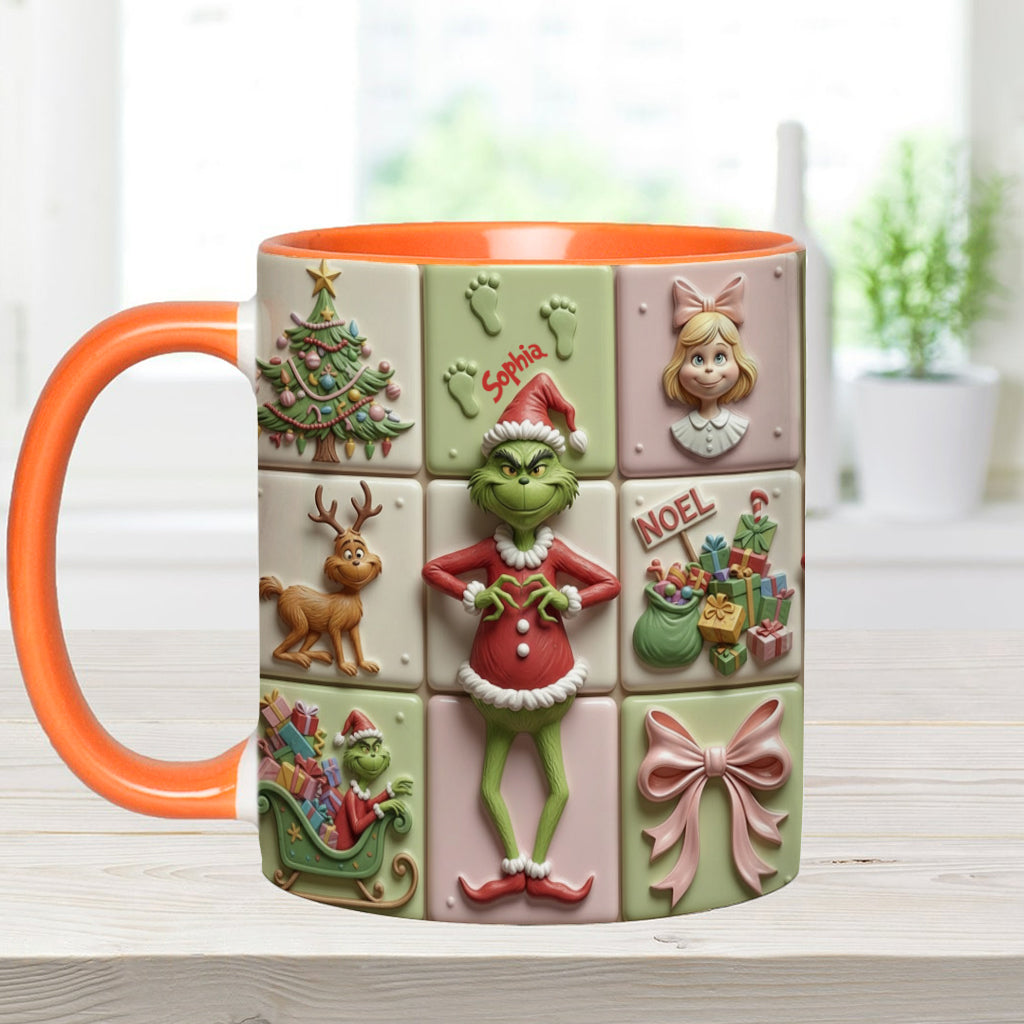 Joyeux Noël - Mug personnalisé avec étole de Noël