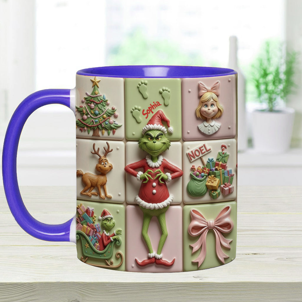Joyeux Noël - Mug personnalisé avec étole de Noël