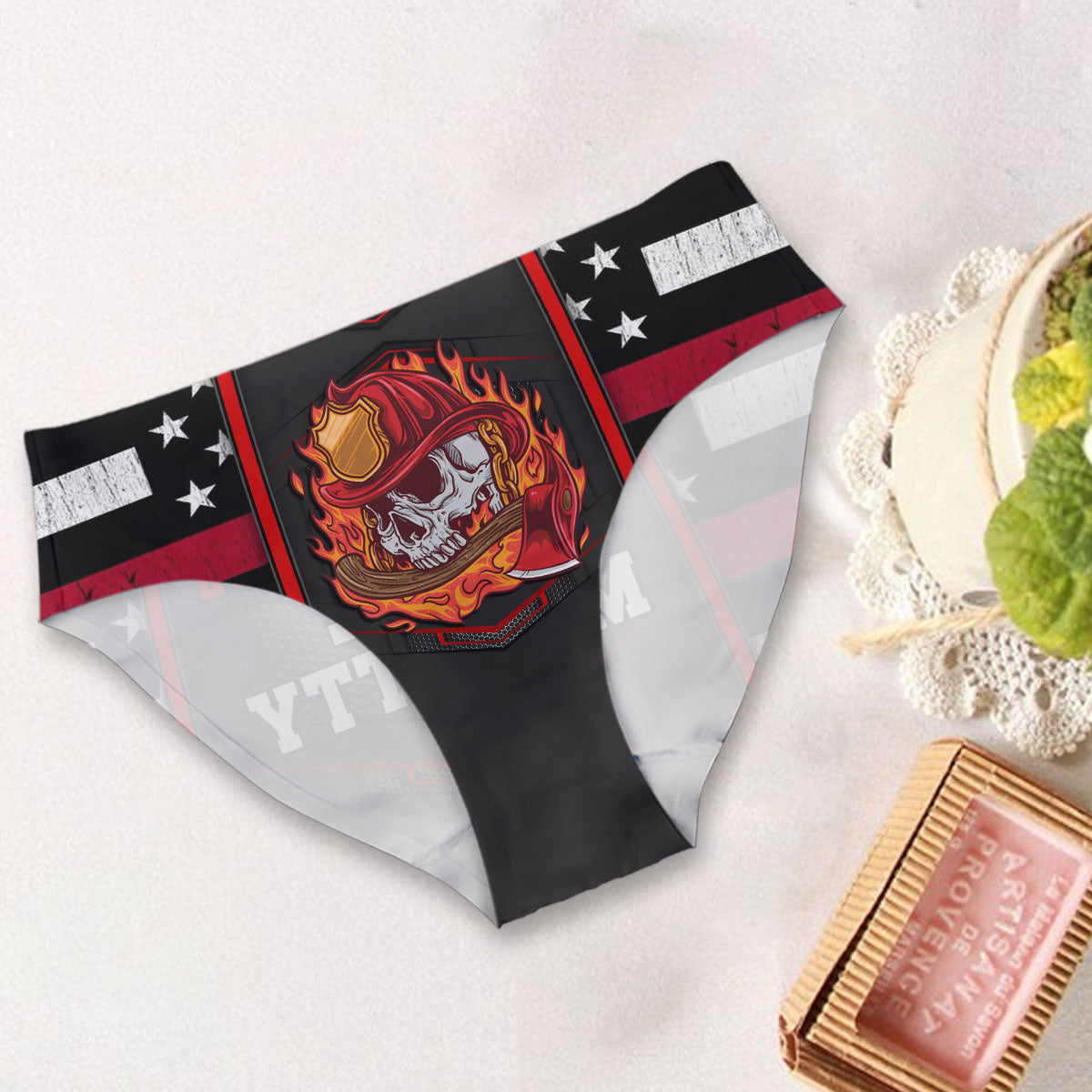 Firefighter Save My Kitty - Personalized Firefighter Women Briefs