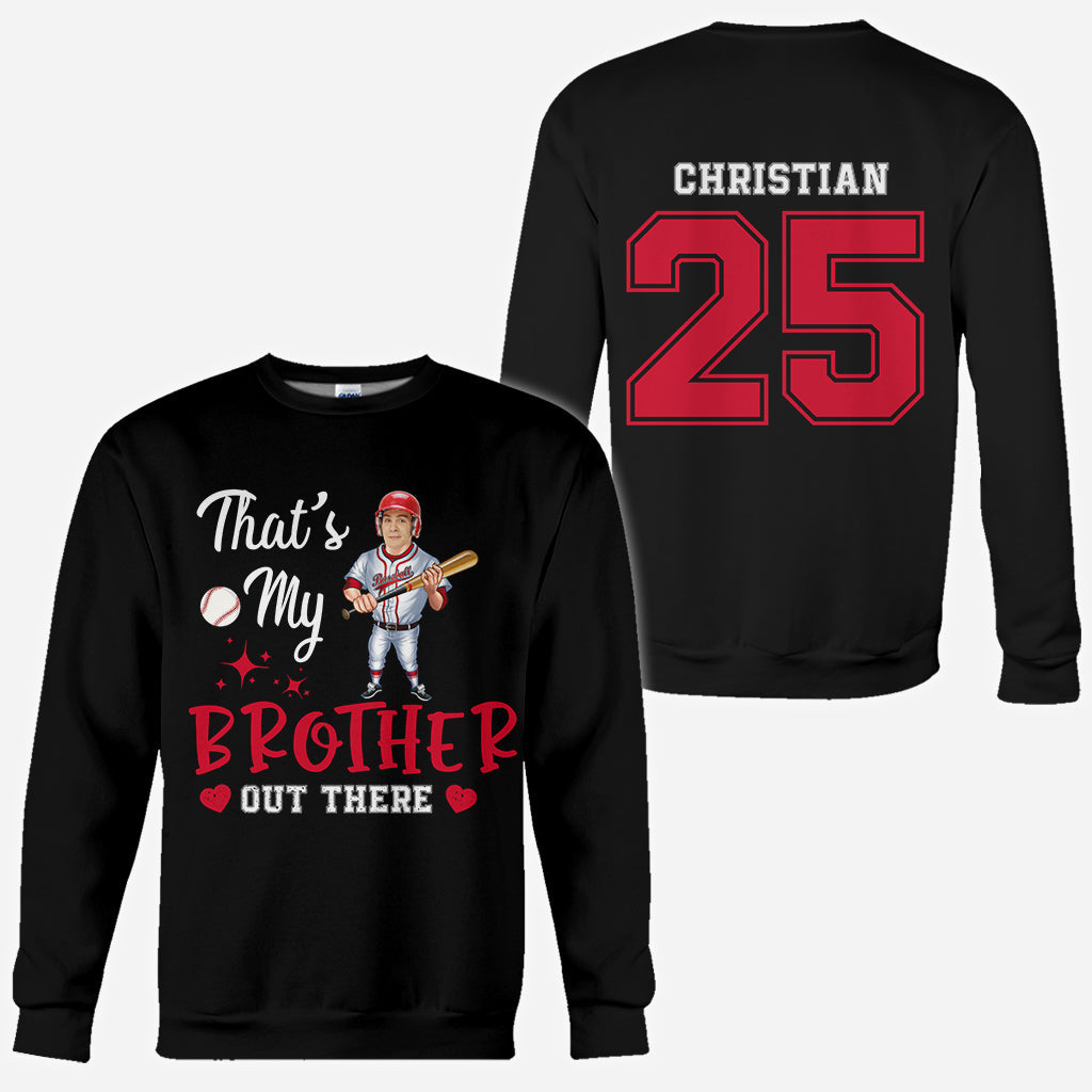 Mon joueur préféré - T-shirt de baseball personnalisé intégral