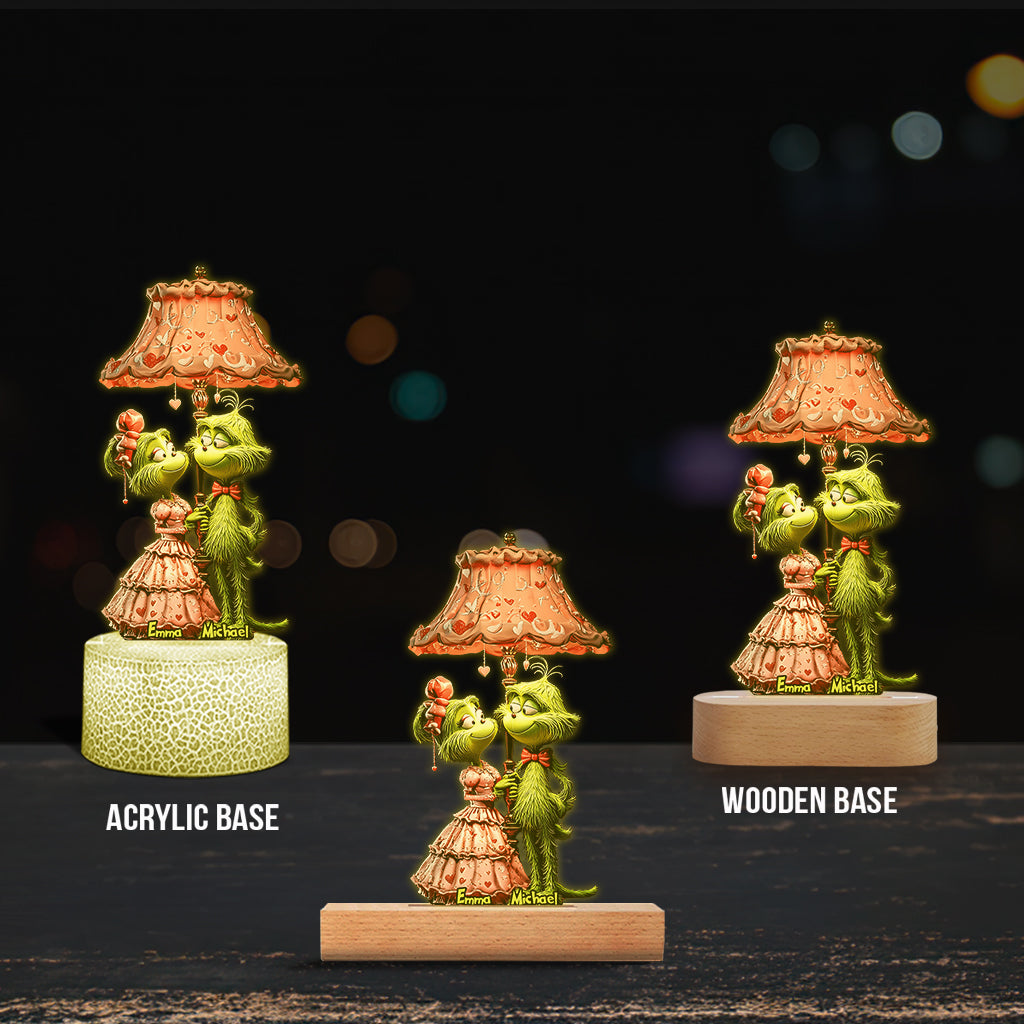 Toi et moi, on gère ! - Socle lumineux personnalisé en forme d'étole de Noël