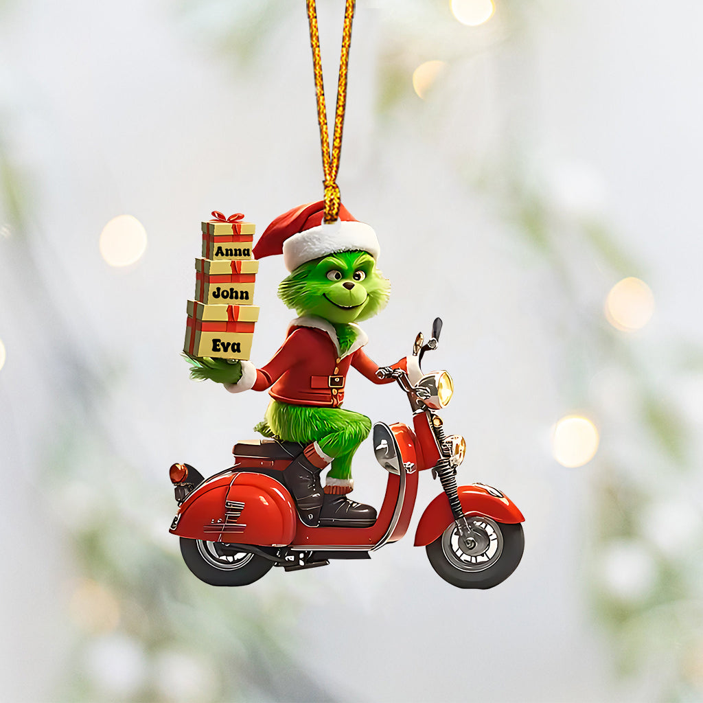 Merry Grinchmas - Personalized Stole Christmas Ornament