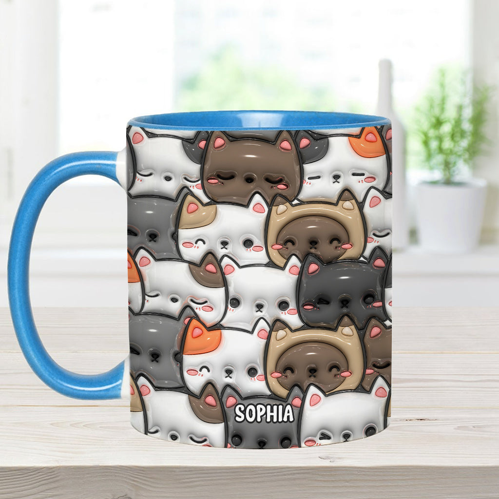 Oui, j'ai besoin de tous ces chats ! – Mug personnalisé à motif chat