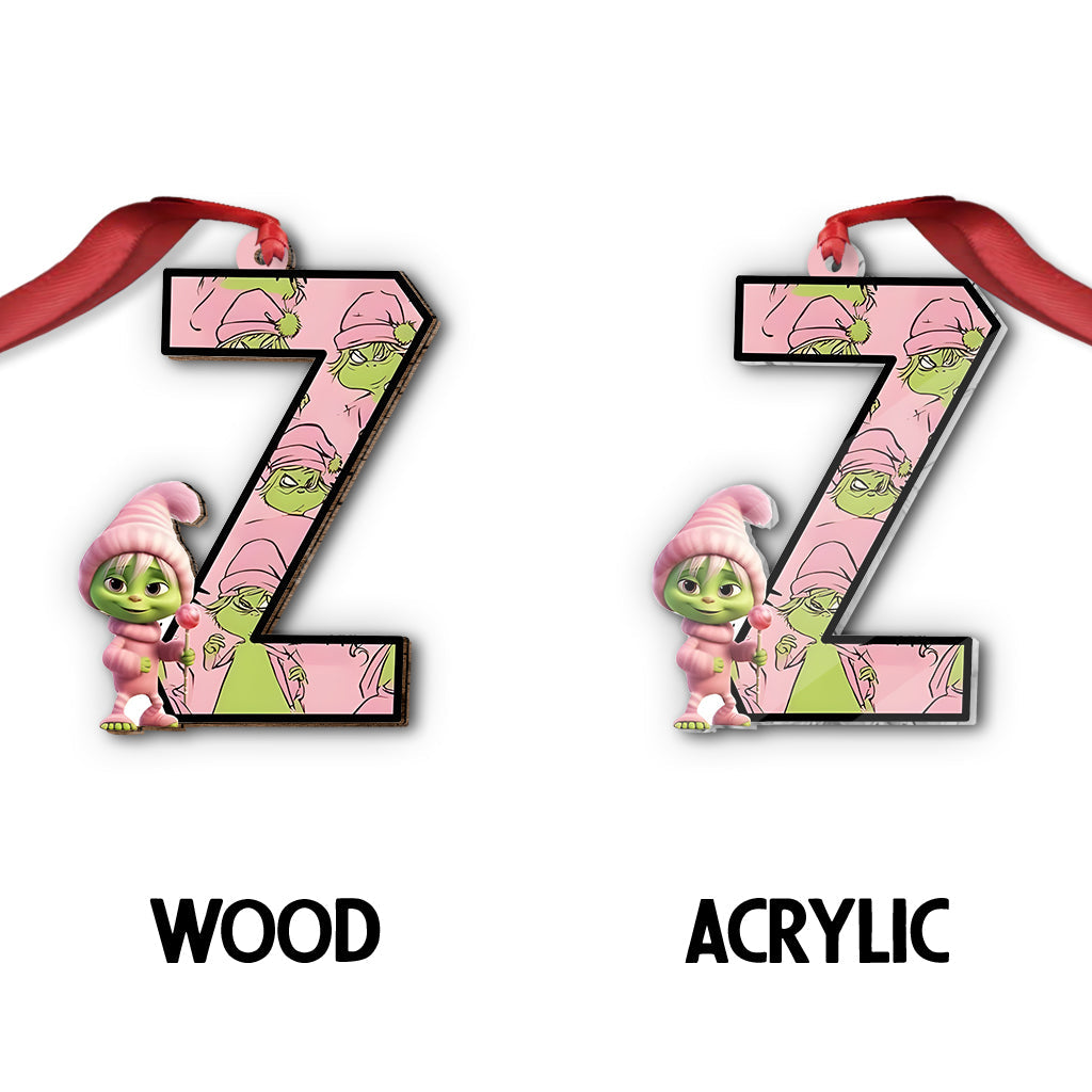 Lettre du Grinch - Étole de Noël personnalisée