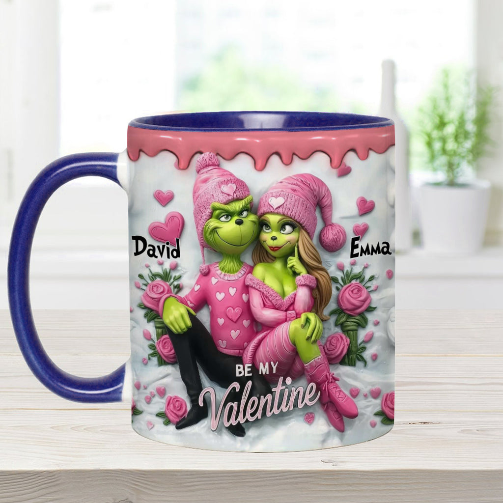 Sois ma/mon Valentin(e) - Mug personnalisé avec étole et décoration de Noël
